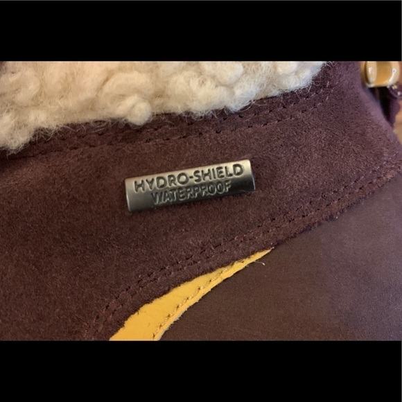 ROCKPORT Purple Leather Ankle Sneakers Size 10 - Picture 6 of 16